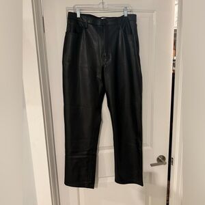 Leather pants